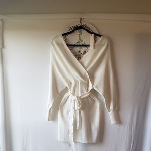 Ivory sweater dress
